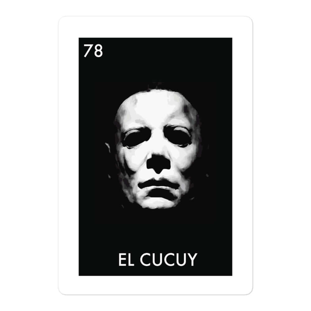 El Cucuy Loteria Pegatina