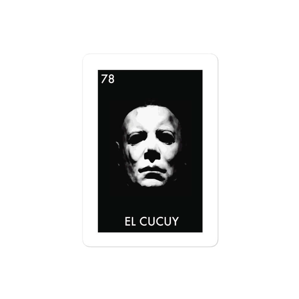 El Cucuy Loteria Pegatina