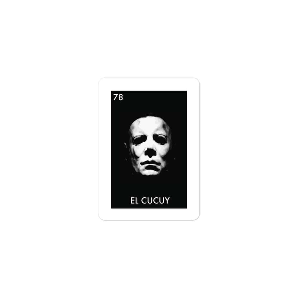 El Cucuy Loteria Pegatina