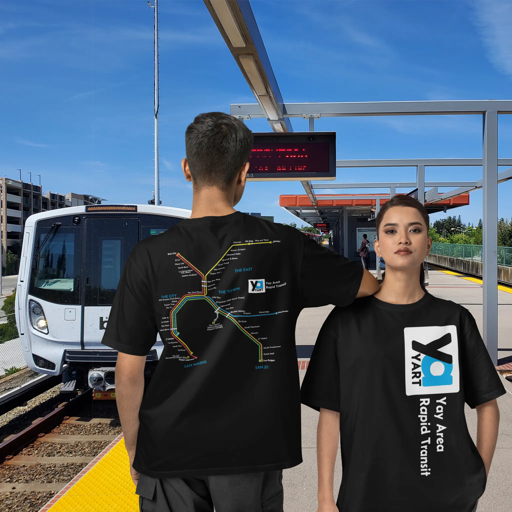 Yay Area Rapid Transit T-Shirt