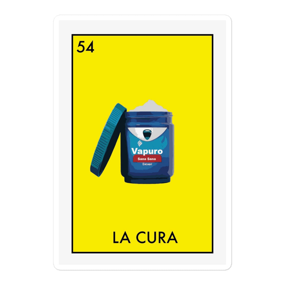 La Cura Loteria Pegatina