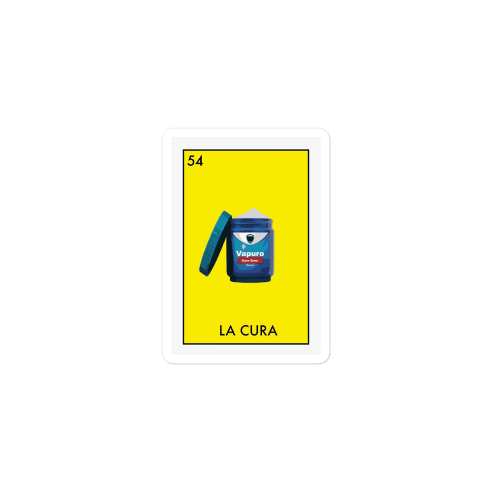 La Cura Loteria Pegatina