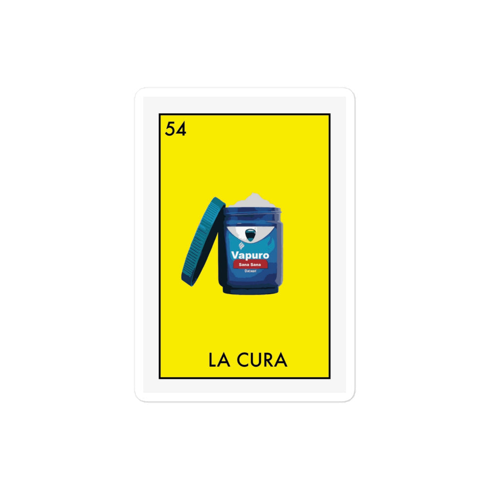 La Cura Loteria Pegatina