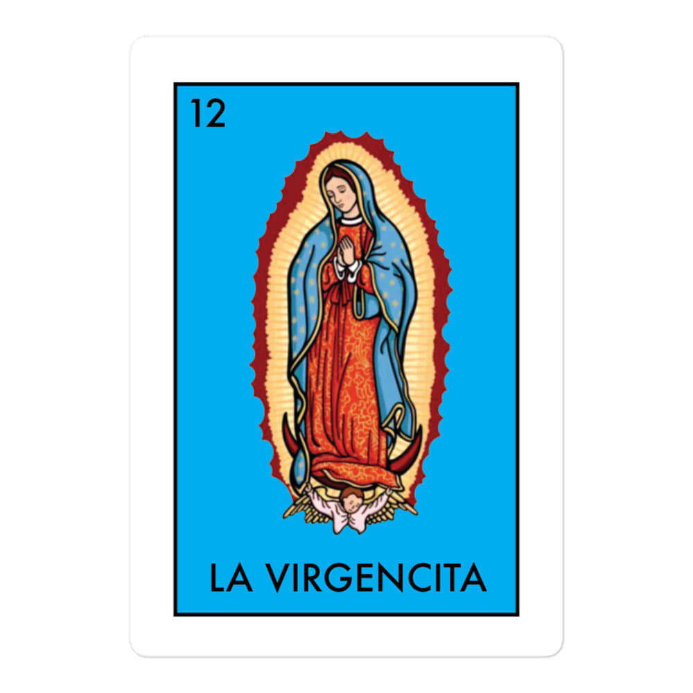 Loteria La Virgencita Pegatina