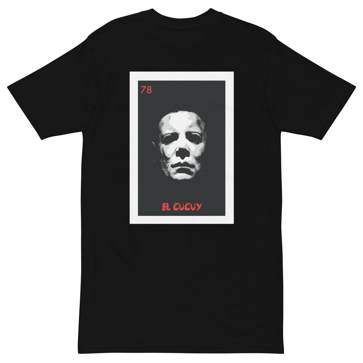 Men’s El Cucuy (Michael Myers) Loteria T-Shirt