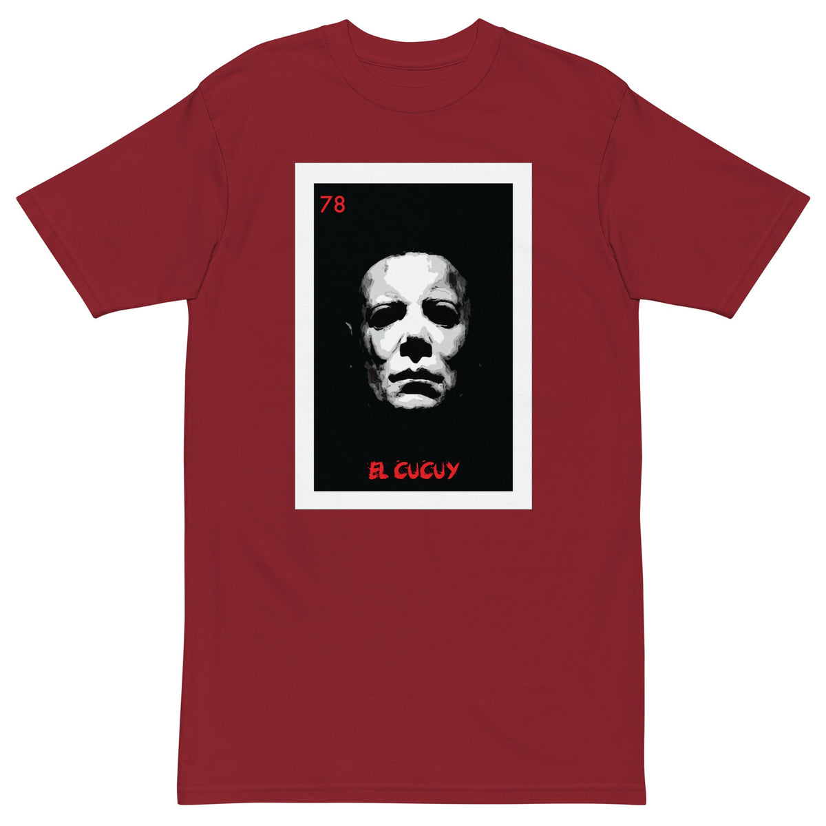 Men’s El Cucuy (Michael Myers) Loteria T-Shirt