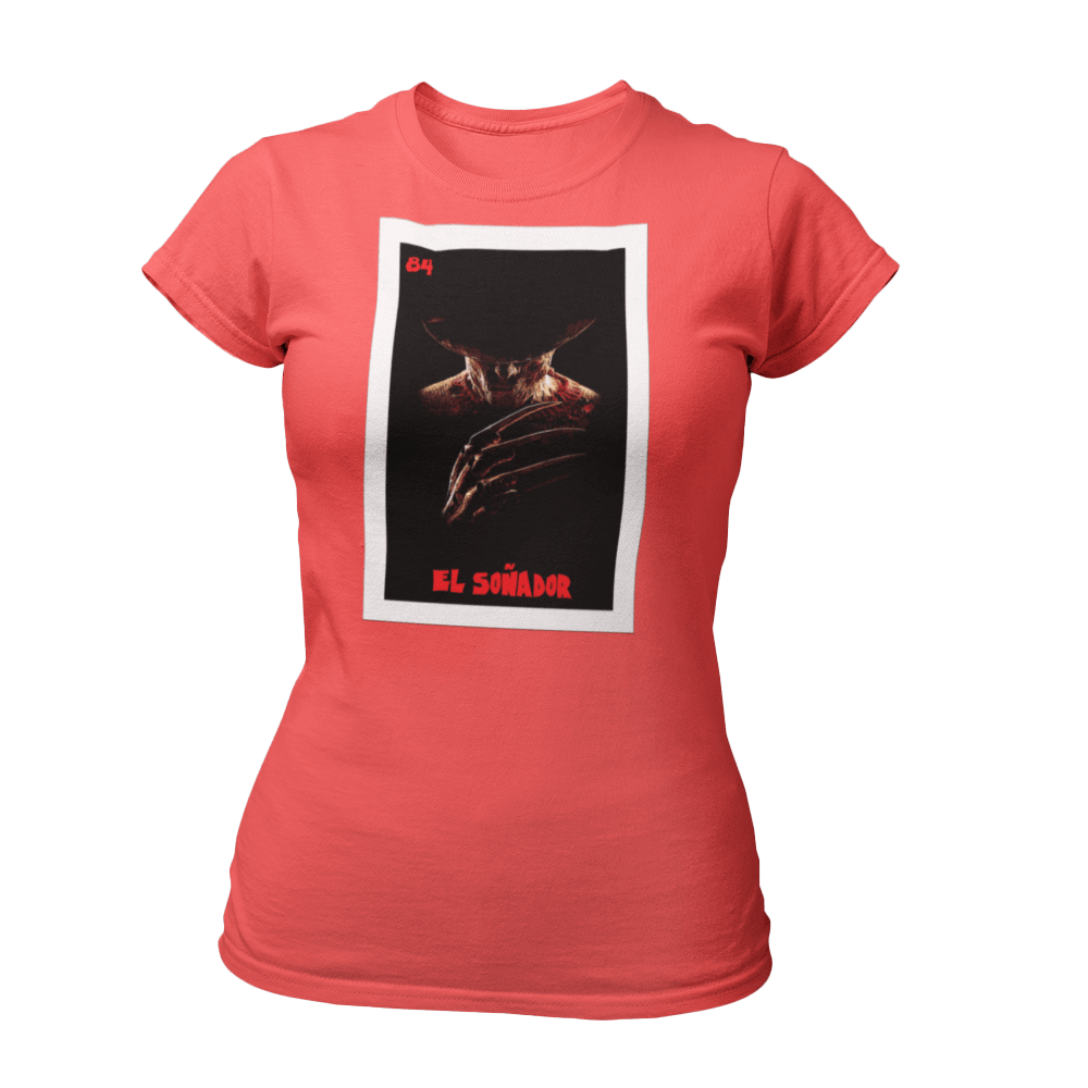 Women&#39;s El Soñador (Freddy Krueger) Loteria T-Shirt