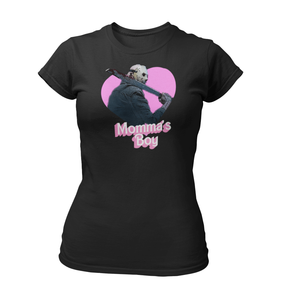 Women&#39;s Momma&#39;s Boy (Jason Voorhees) T-Shirt