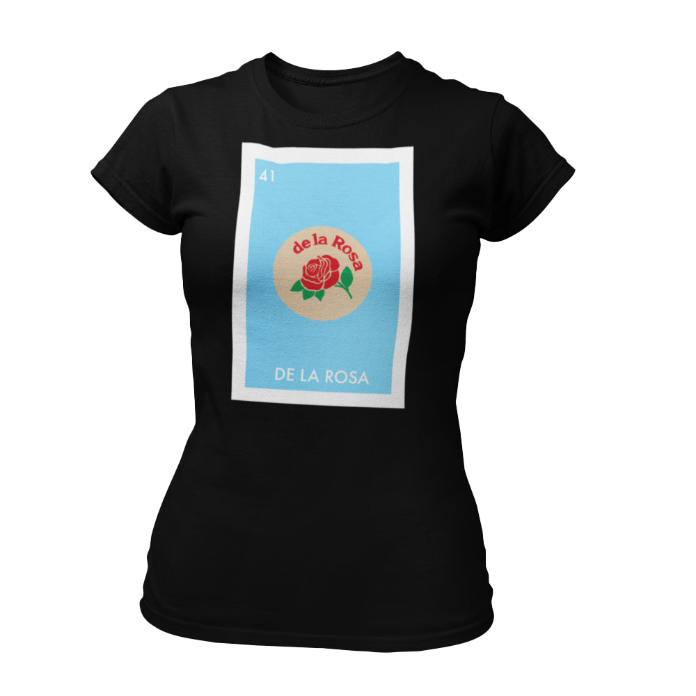 Women&#39;s De La Rosa Loteria t-shirt
