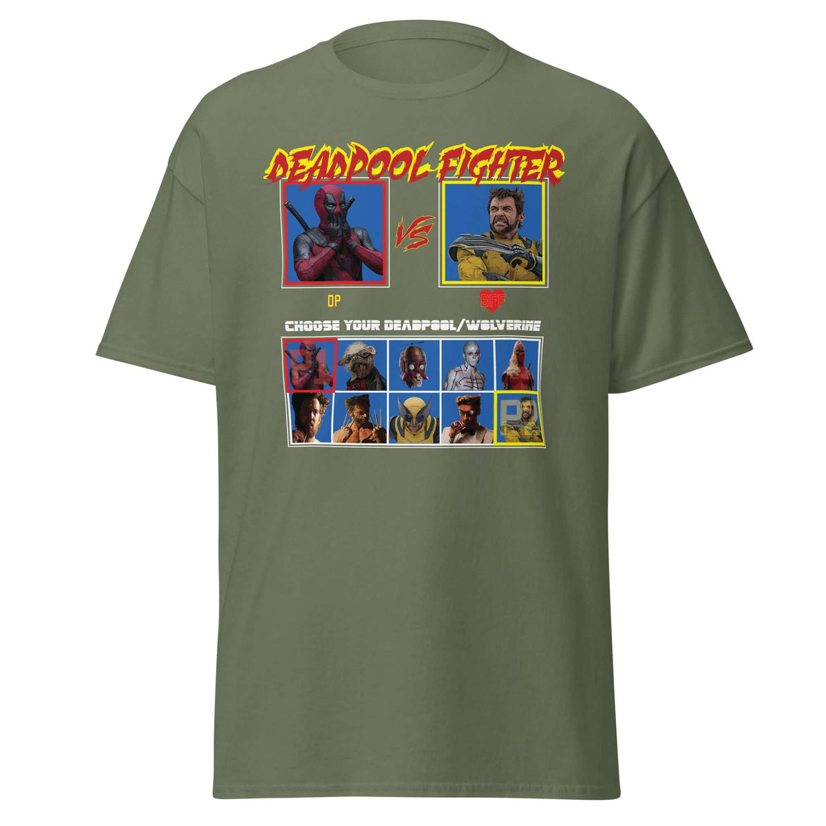 Deadpool Fighter (DP vs. Wolverine) T-Shirt