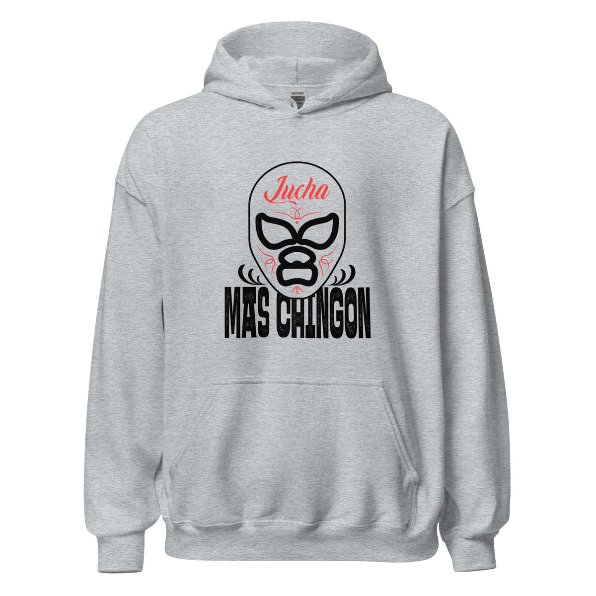 Lucha Mas Chingón Hoodie (Bad Ass Wrestler)