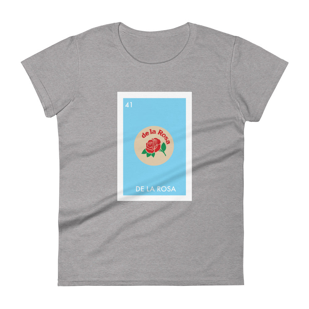 Women&#39;s De La Rosa Loteria t-shirt
