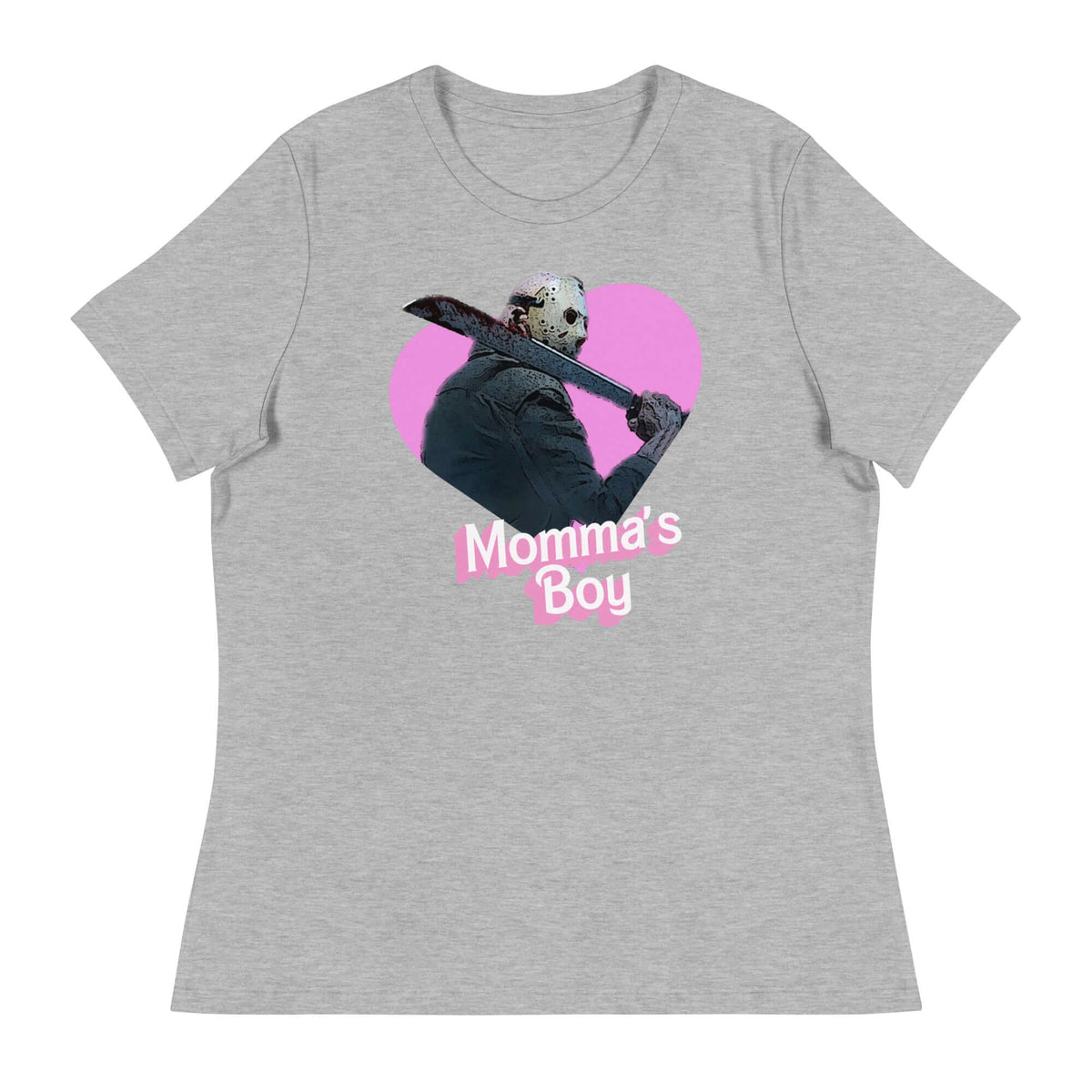 Women&#39;s Momma&#39;s Boy (Jason Voorhees) T-Shirt