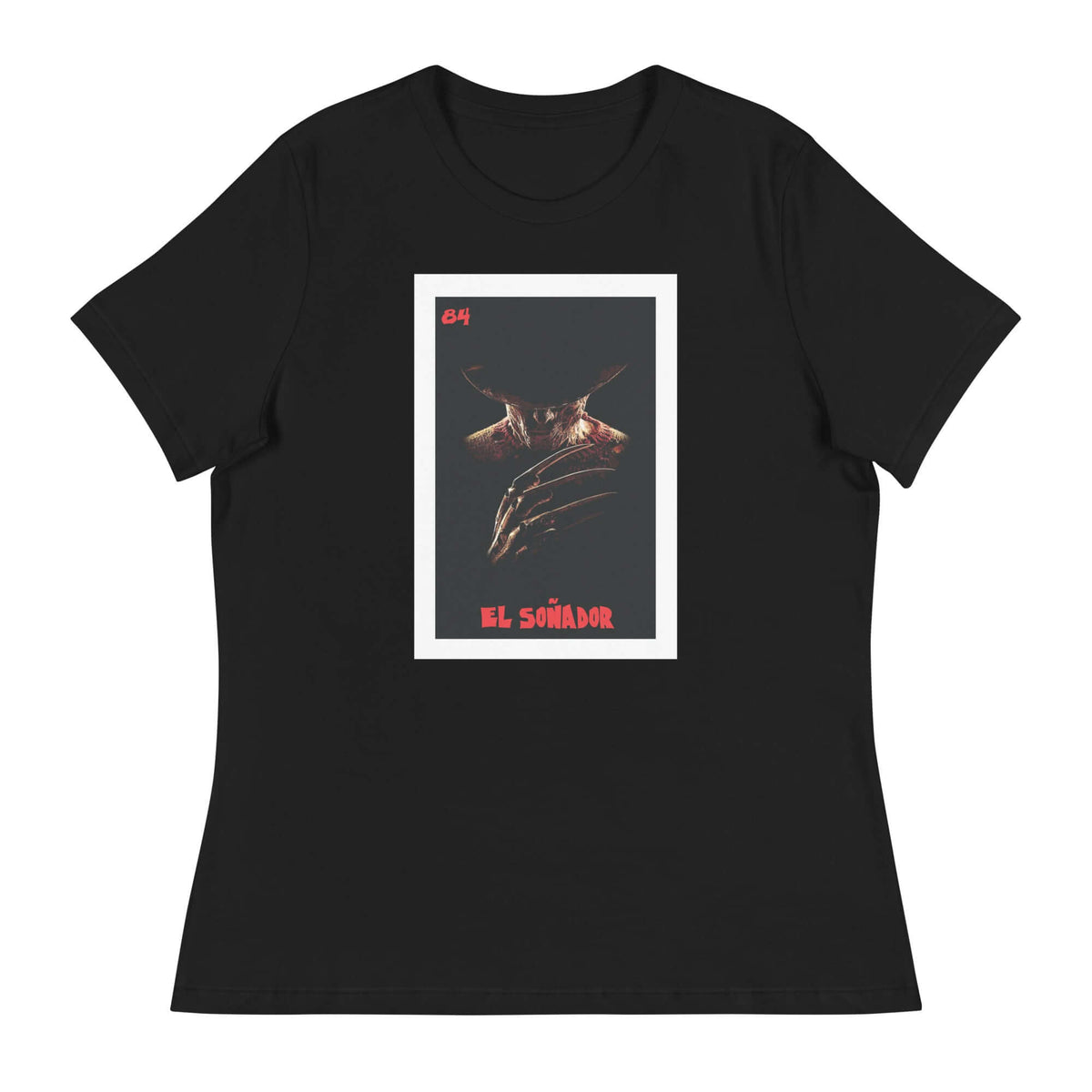 Women&#39;s El Soñador (Freddy Krueger) Loteria T-Shirt