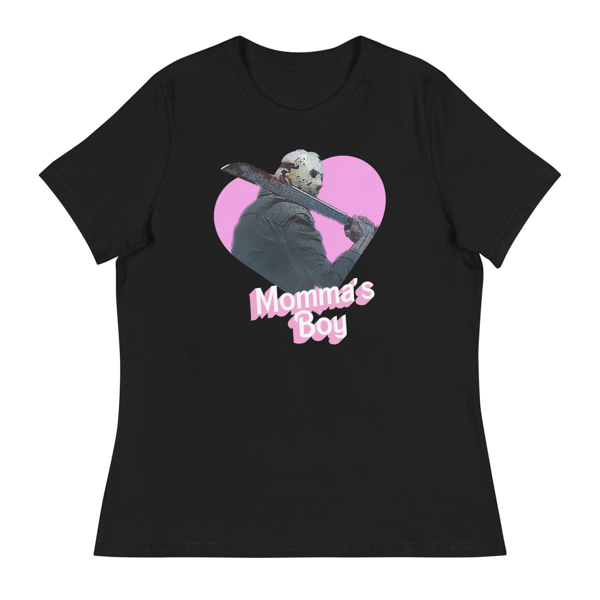 Women&#39;s Momma&#39;s Boy (Jason Voorhees) T-Shirt