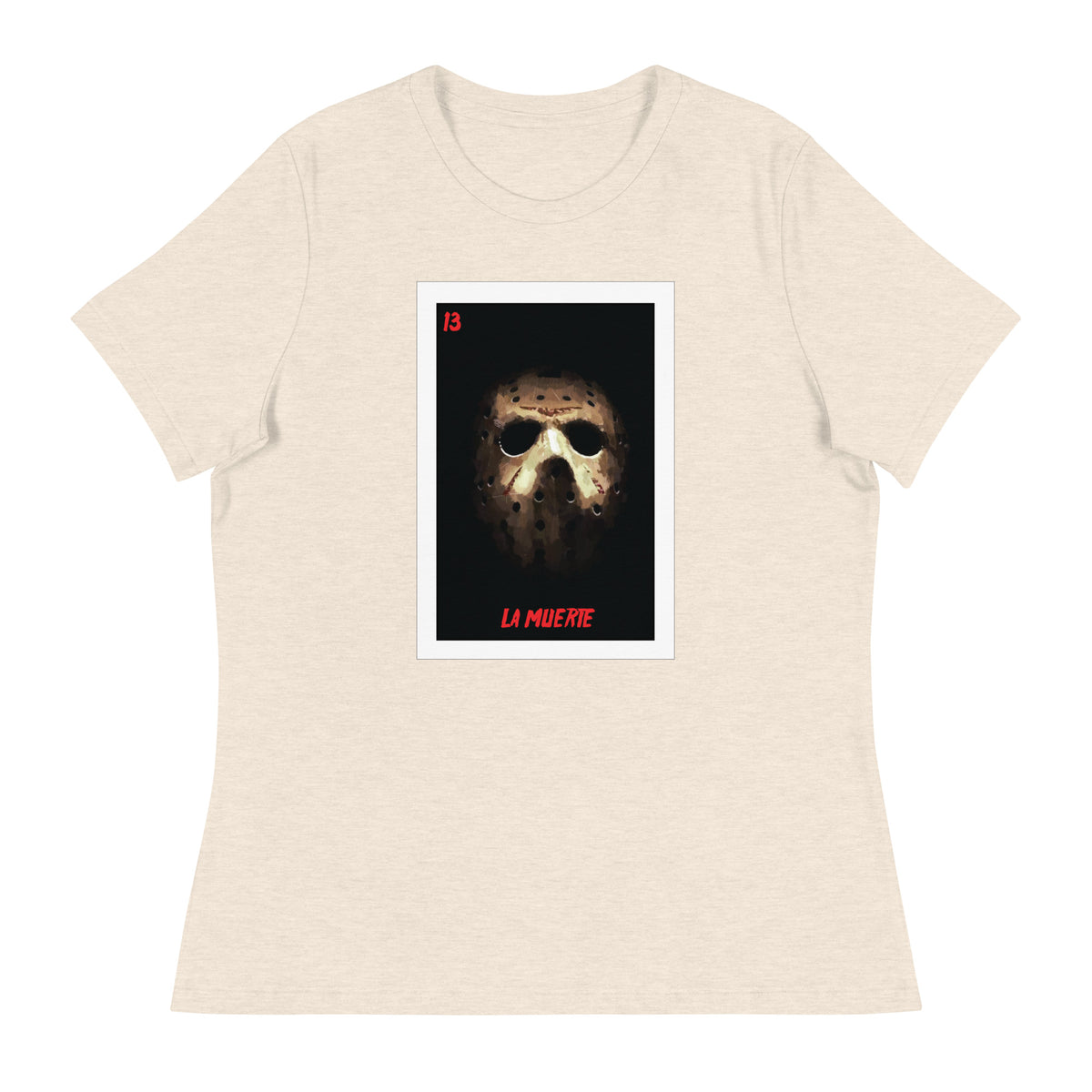 Women&#39;s El Muerte (Jason Voorhees) Loteria T-Shirt