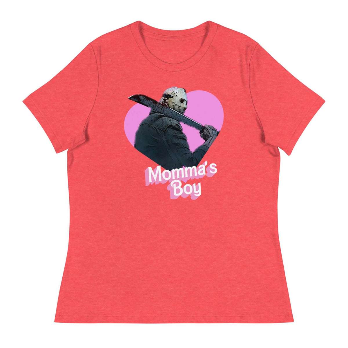 Women&#39;s Momma&#39;s Boy (Jason Voorhees) T-Shirt