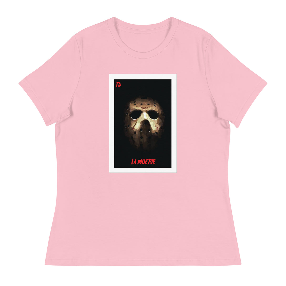 Women&#39;s El Muerte (Jason Voorhees) Loteria T-Shirt