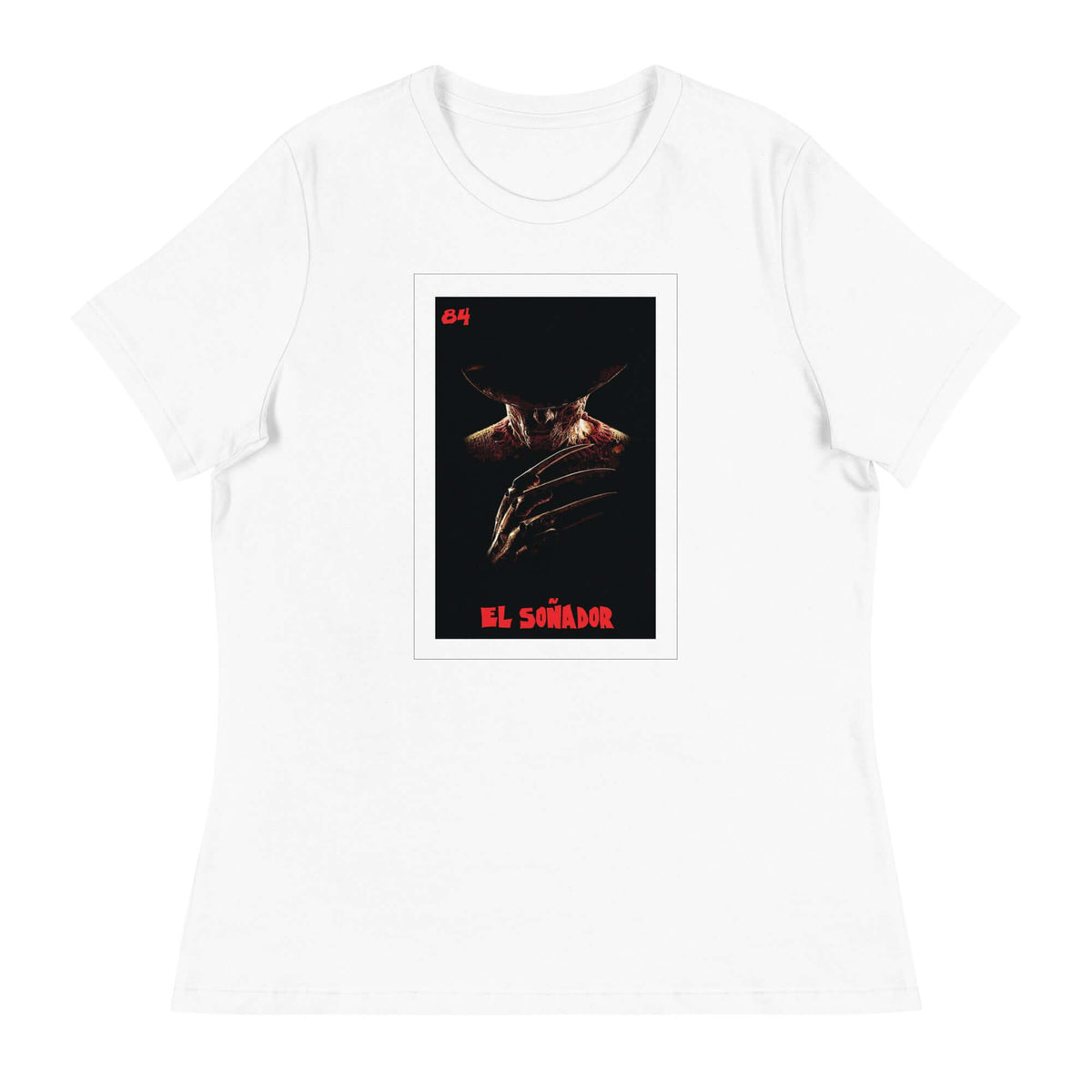 Women&#39;s El Soñador (Freddy Krueger) Loteria T-Shirt