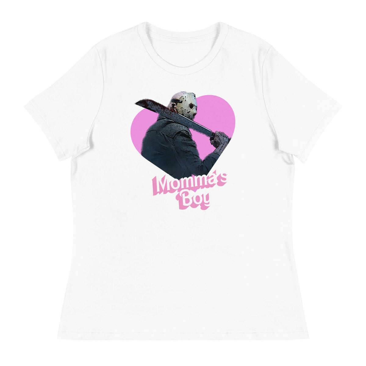 Women&#39;s Momma&#39;s Boy (Jason Voorhees) T-Shirt