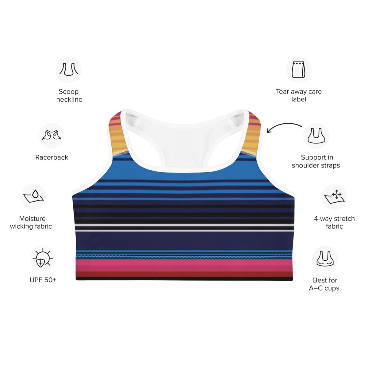 Serape Sports bra