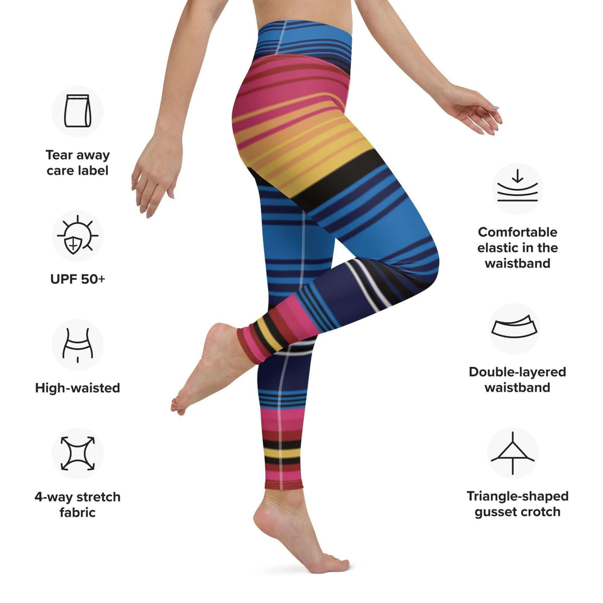 Leggings de yoga con sarape