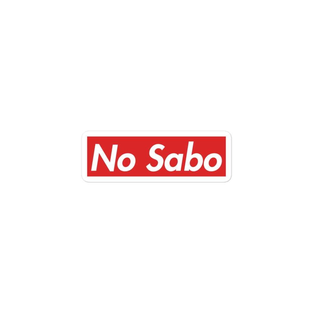 No Sabo Sticker (the incorrect way of saying &quot;I don&#39;t know&quot;)