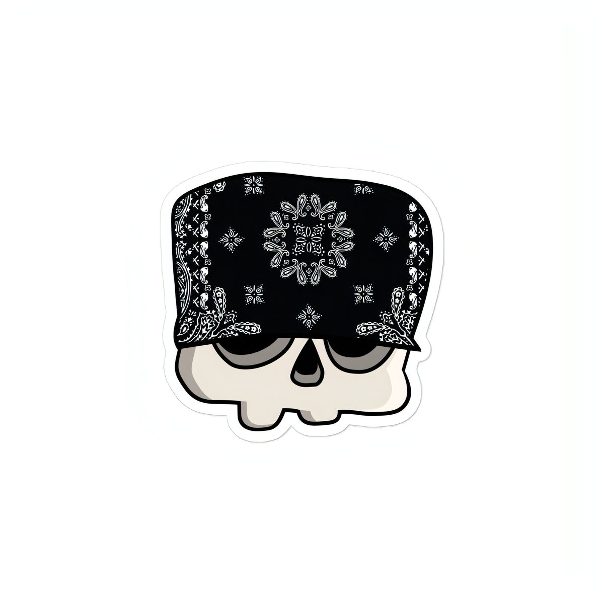 Calaverito Cholo V2 Sticker (Gangsta Skull)