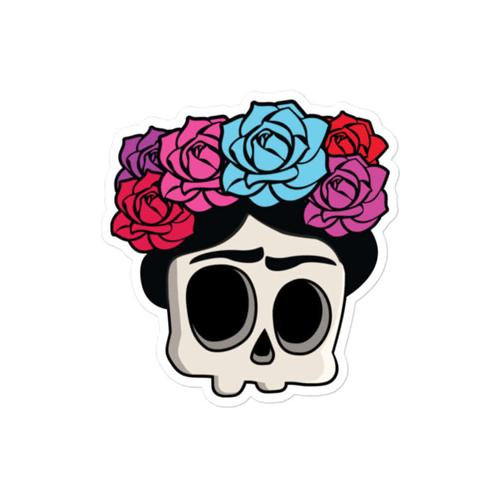 Calaverito como Frida Sticker (Frida Skull)