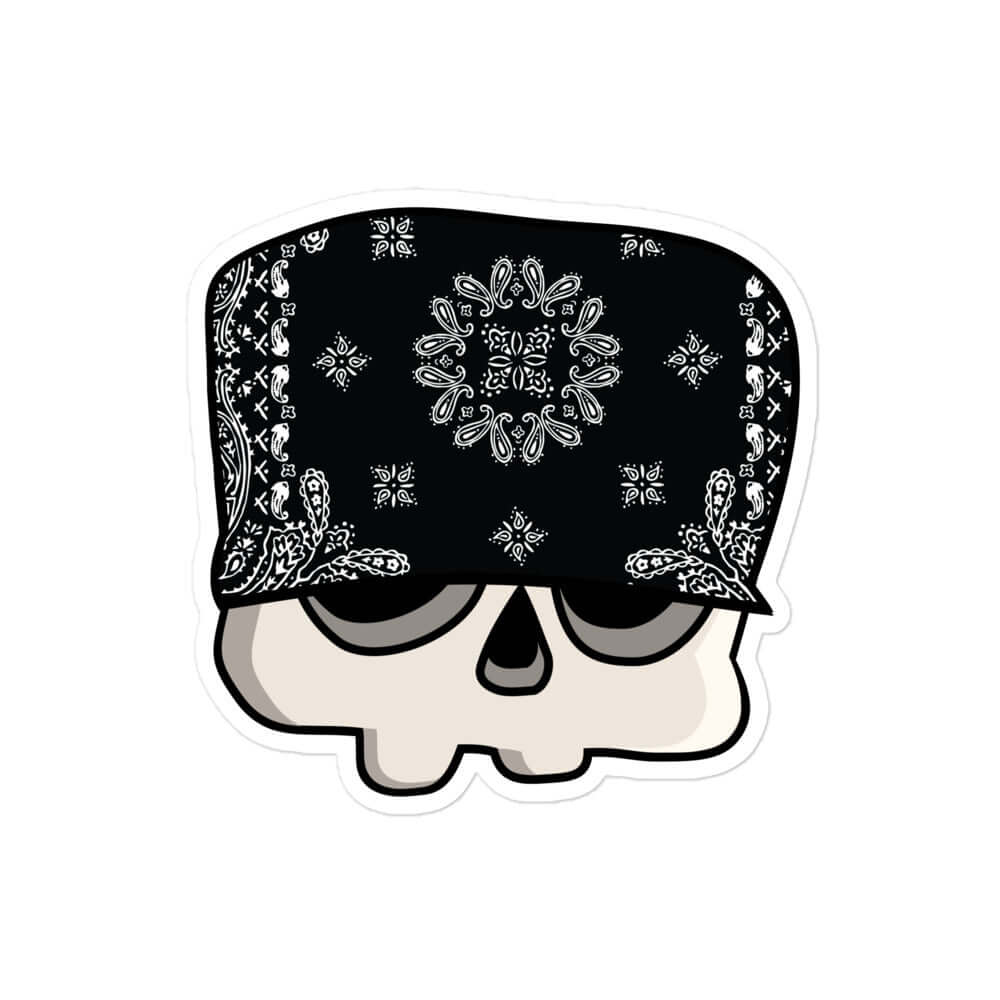 Calaverito Cholo V2 Sticker (Gangsta Skull)