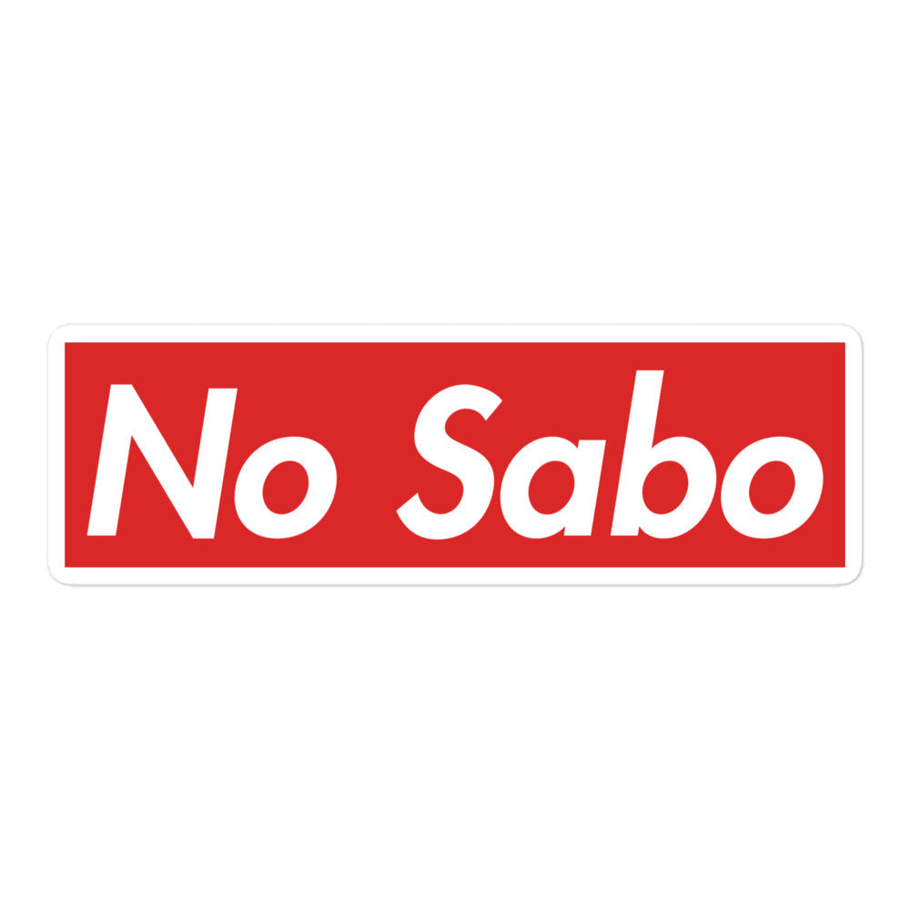 No Sabo Sticker (the incorrect way of saying &quot;I don&#39;t know&quot;)