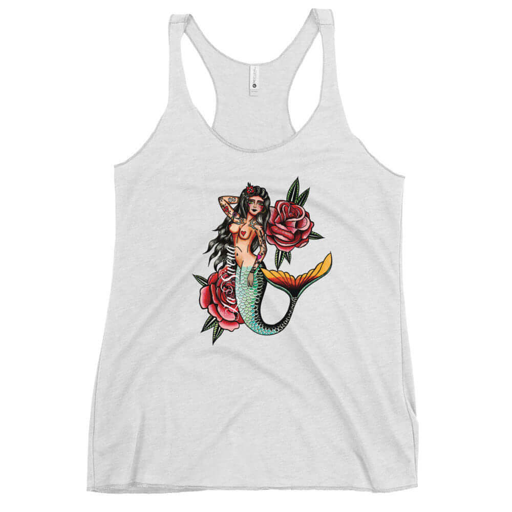 Camiseta sin mangas Racerback La Sirena